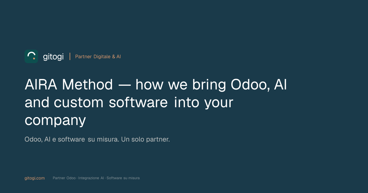 AIRA Method — how we bring Odoo, AI and custom software into your ...